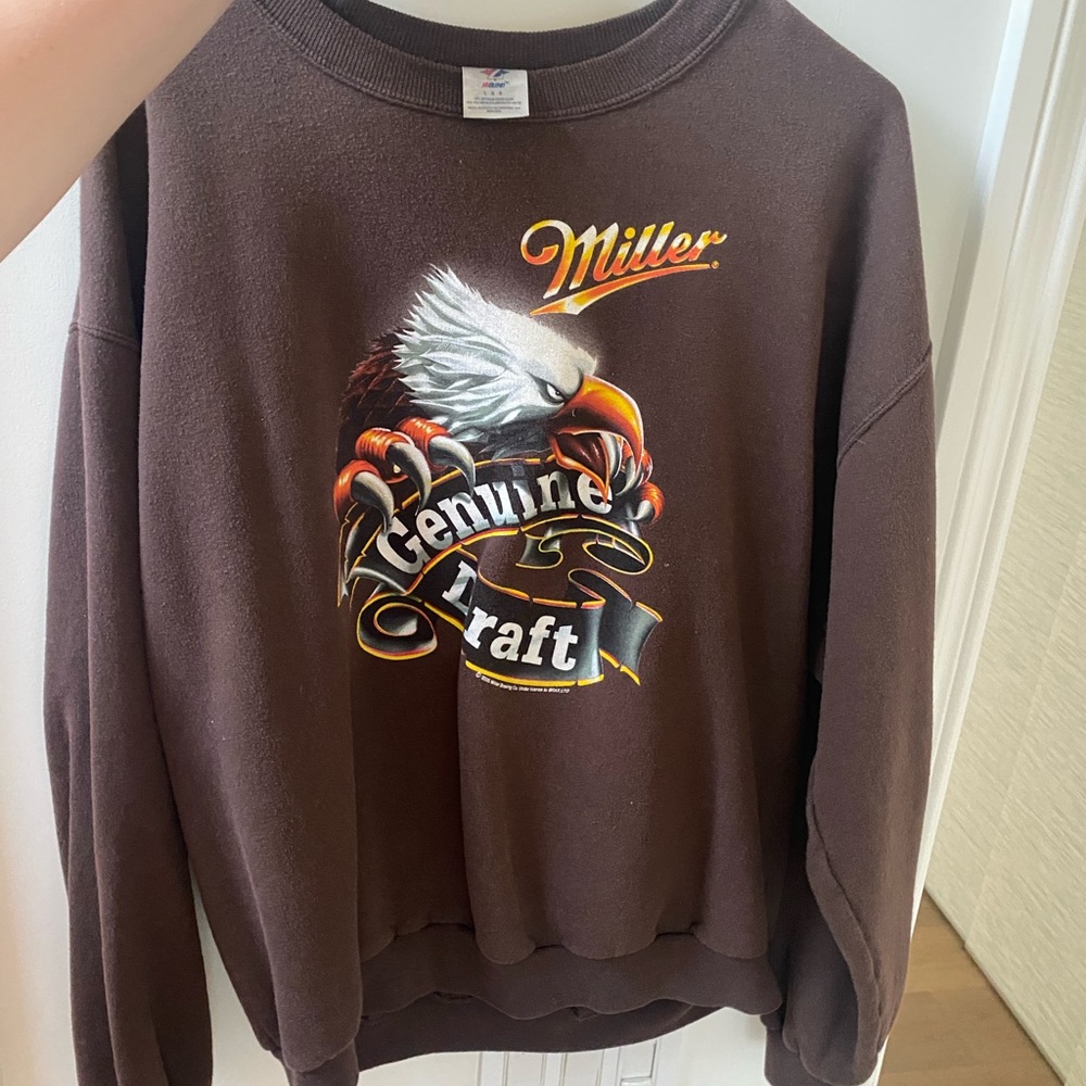 Vintage Brown Miller Crewneck